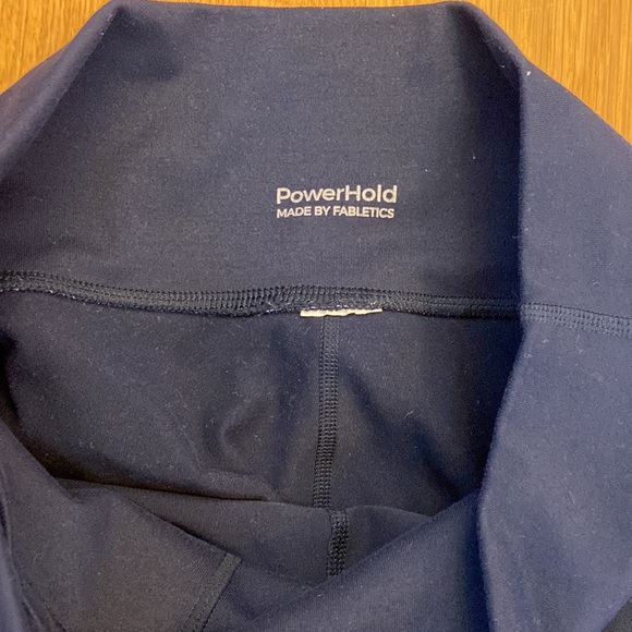 Fabletics PowerHold leggings blue and pink - Picture 4 of 6